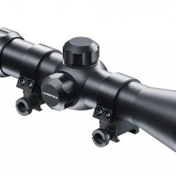 Lunette Umarex RS 3-9x40 ret. 8 non lumineux à colliers ø30 mm livrée avec montage - rail 21mm