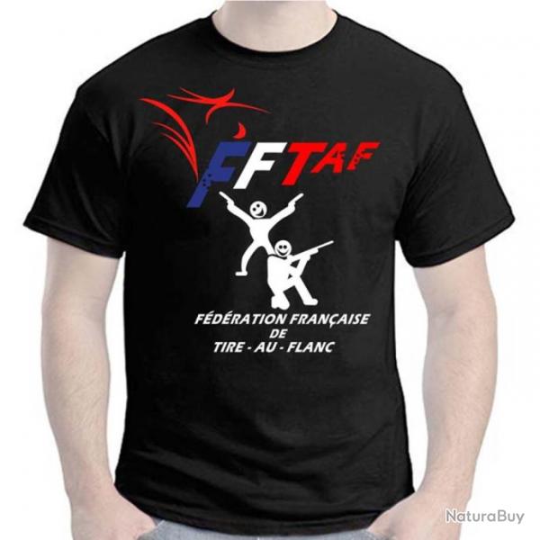 T-SHIRT HUMOUR dtournement FFTIR - FFTAF  FDRATION FRANAISE DE TIRE-AU-FLANC  Blague Drle Tir