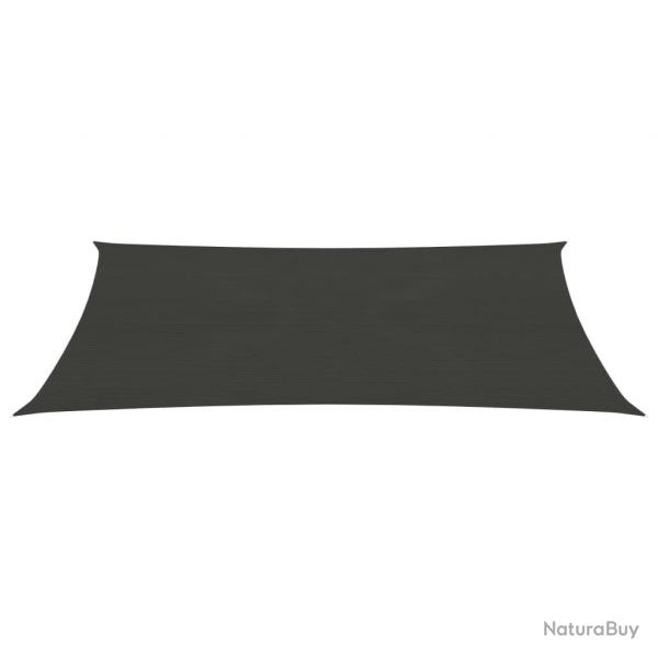 Voile toile d'ombrage parasol 160 g/m 2 x 5 m pehd anthracite 02_0008913