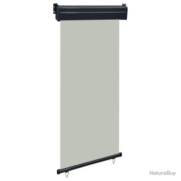 Auvent latral de balcon 100 x 250 cm gris 02_0007001