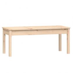 Banc de jardin meuble de patio d'extérieur terrasse 109 x 44 x 45 cm bois massif de pin 02_0011160