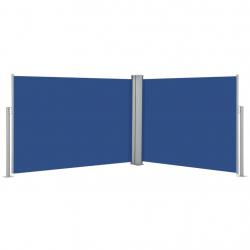 Auvent latéral rétractable 100 x 1000 cm bleu 02_0007127