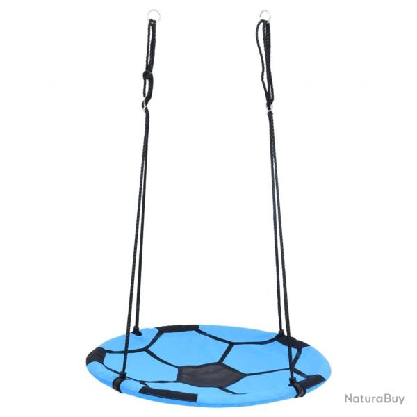 Balanoire nid d'oiseau motif de ballon de foot 100 cm 02_0005087