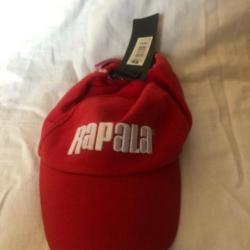 1 casquette Rapala rouge  pêche