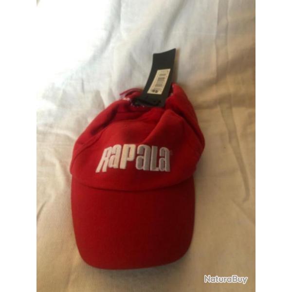 1 casquette Rapala rouge  pche