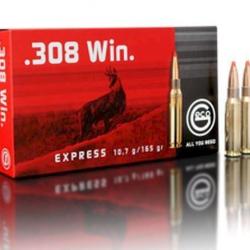 Munition Geco 308 Win. Express 10.7g 165gr x5 boites