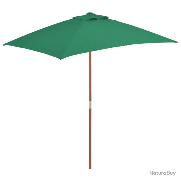 Parasol avec mt en bois 150 x 200 cm vert 02_0008113