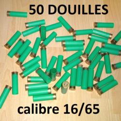 LOT de 52 douilles calibre 20 plastique longueur 65mm - VENDU PAR JEPERCUTE (D23F111)
