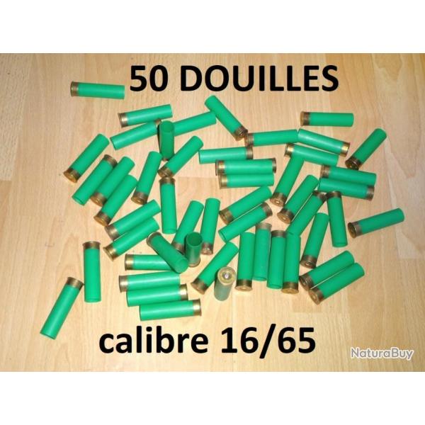 LOT de 52 douilles calibre 20 plastique longueur 65mm - VENDU PAR JEPERCUTE (D23F111)