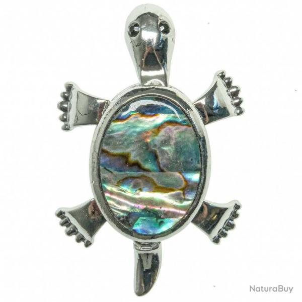 Broche tortue avec nacre abalone