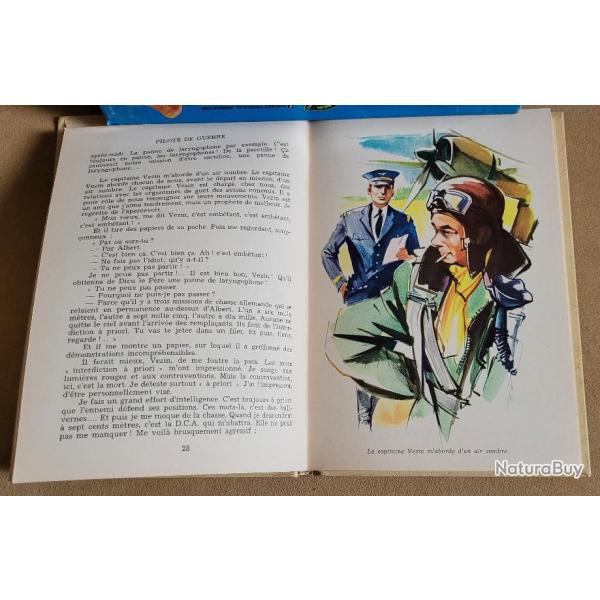 Beau Livre de collection (1957) SAINT EXUPERY - Pilote de Guerre