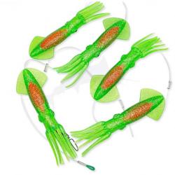 Squidnation Squid Daisy Chain Green 9 Inch - 23cm