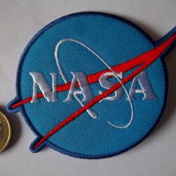 écusson NASA National Aeronautics and Space Administration bleu
