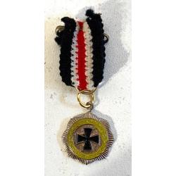 Ancienne Réduction de Médaille Allemande German WW2 Croix de Fer
