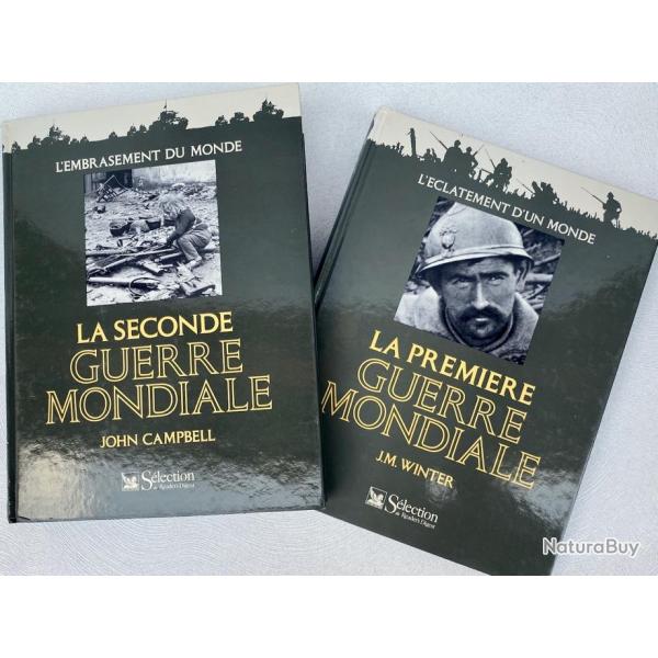 LE MONDE EN GUERRE : 1914-1918, 1939-1945 en deux tomes.
