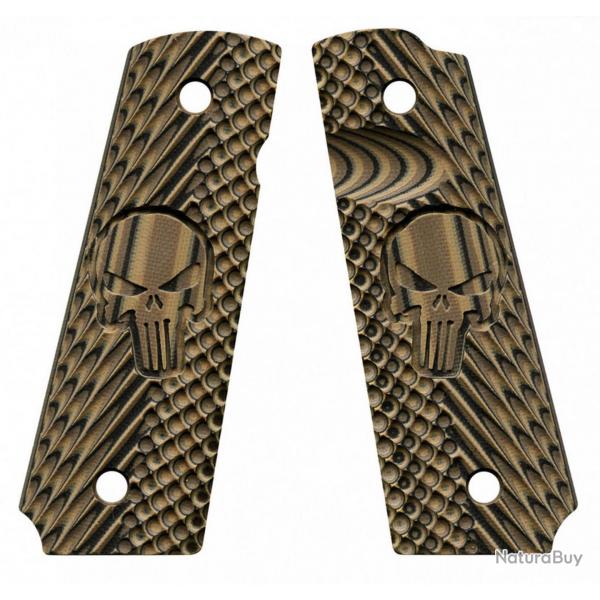 Plaquettes pour 1911 VZ GRIPS CK OPERATOR II - Edition THE PUNISHER