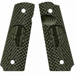 Plaquettes pour 1911 VZ GRIPS CK OPERATOR II - Edition THE PUNISHER Vert