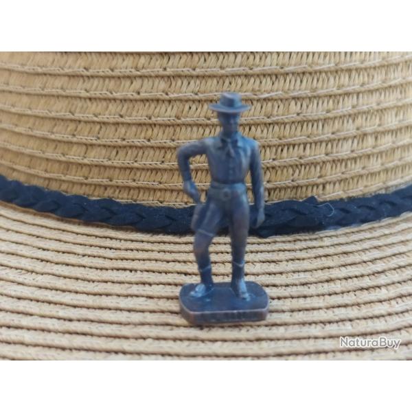 FIGURINE KINDER METAL COW BOY J W HARDIN