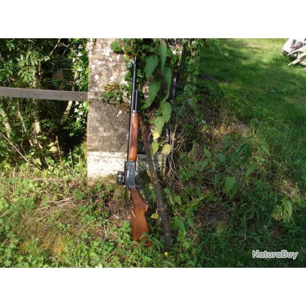 Carabine MARLIN MOD 444 SS Micro Groove Barrel  +  Aimpoint H1+Sangle  + Lot de 59 Cartouches