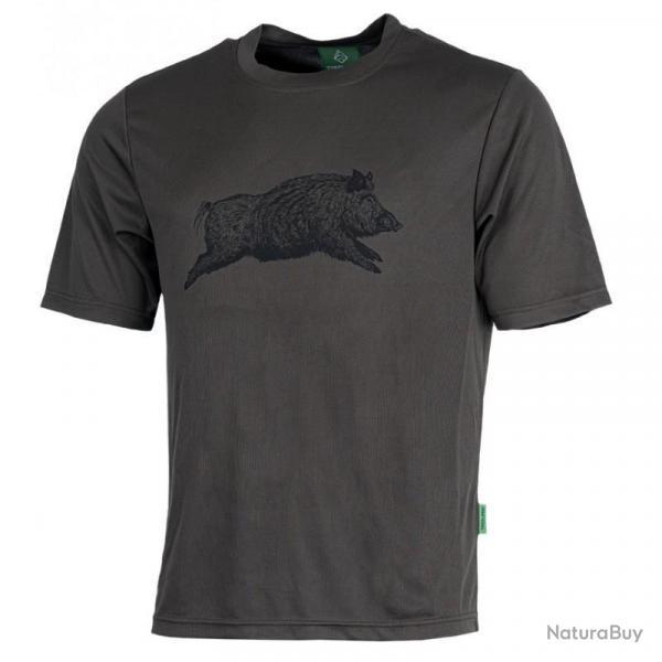 Tee shirt Sanglier Marron