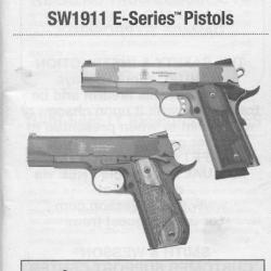 Notice Smith & Wesson 1911 en français