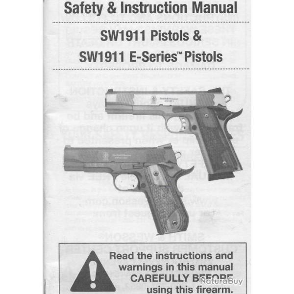 Notice Smith & Wesson 1911 en franais
