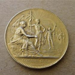 Médaille en argent Prix de tir 96e Régiment d'Infanterie