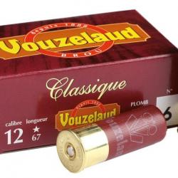 4 boites Cartouches Vouzelaud - Classique grand culot - Cal. 12/67 en 7