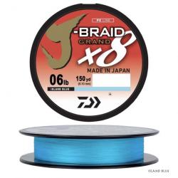 Tresse Daiwa J Braid Grand X8 135m Island Blue 13/100 150m
