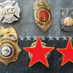 badge pompier securite americain #3