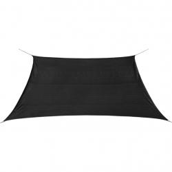 Voile toile d'ombrage parasol PEHD carré 2 x 2 m anthracite 02_0009449