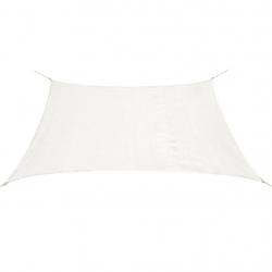 Voile toile d'ombrage parasol PEHD rectangulaire 2 x 4 m blanc 02_0009445