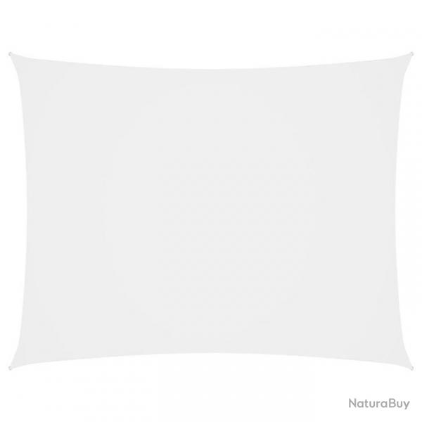 Voile toile d'ombrage parasol tissu oxford rectangulaire 2 x 3 m blanc 02_0009595