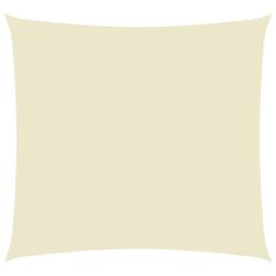 Voile toile d'ombrage parasol tissu oxford rectangulaire 2 x 2,5 m crème 02_0009590