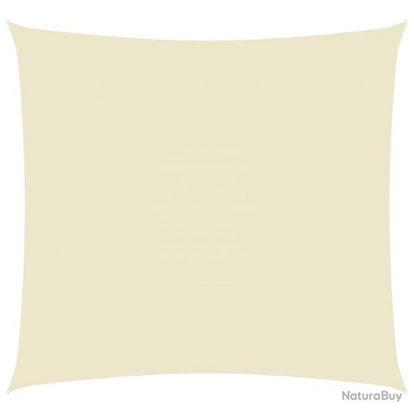 Voile toile d'ombrage parasol tissu oxford rectangulaire 2 x 2,5 m crme 02_0009590