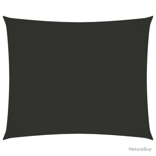 Voile toile d'ombrage parasol tissu oxford rectangulaire 3 x 4 m anthracite 02_0009661