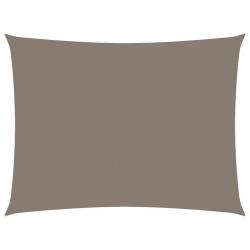 Voile d'ombrage parasol tissu oxford rectangulaire 2 x 3 m taupe 02_0009599