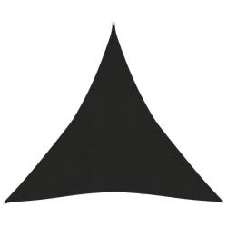 Voile toile d'ombrage parasol 160 g/m² noir 4,5 x 4,5 x 4,5 m PEHD 02_0009208