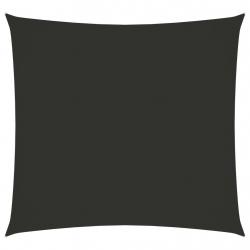 Voile d'ombrage parasol tissu oxford carré 3 x 3 m anthracite 02_0009483