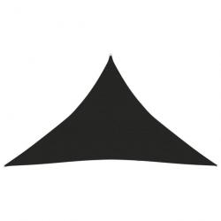 Voile toile d'ombrage parasol 160 g/m² 4 x 4 x 5,8 m PEHD noir 02_0009212