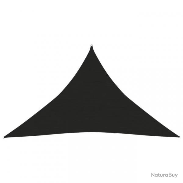 Voile toile d'ombrage parasol 160 g/m 4 x 4 x 5,8 m PEHD noir 02_0009212