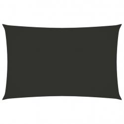 Voile toile d'ombrage parasol tissu oxford rectangulaire 3 x 6 m anthracite 02_0009685