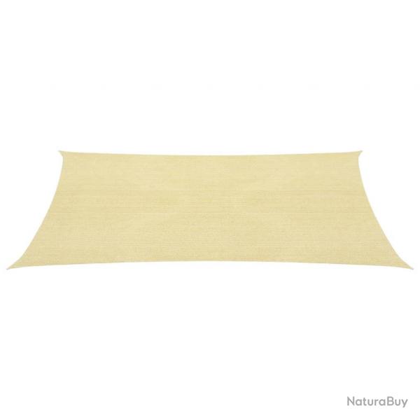 Voile toile d'ombrage parasol PEHD carr 2 x 2 m beige 02_0009450