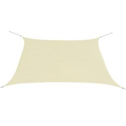 Voile toile d'ombrage parasol tissu oxford carré 2 x 2 m crème 02_0009456