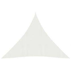 Voile toile d'ombrage parasol 160 g/m² 4 x 4 x 4 m PEHD blanc 02_0009028