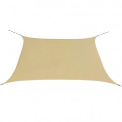 Voile d'ombrage parasol tissu oxford carré 2 x 2 m beige 02_0009455