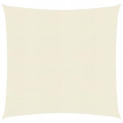 Voile toile d'ombrage parasol 160 g/m² 5 x 5 m PEHD crème 02_0009100