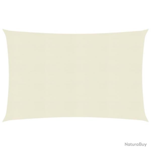 Voile toile d'ombrage parasol 160 g/m 3 x 6 m PEHD crme 02_0009088