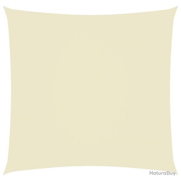 Voile toile d'ombrage parasol tissu oxford carr 7 x 7 m crme 02_0009539