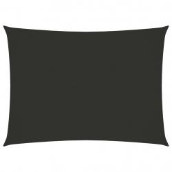 Voile d'ombrage parasol tissu oxford rectangulaire 2,5 x 4 m anthracite 02_0009563